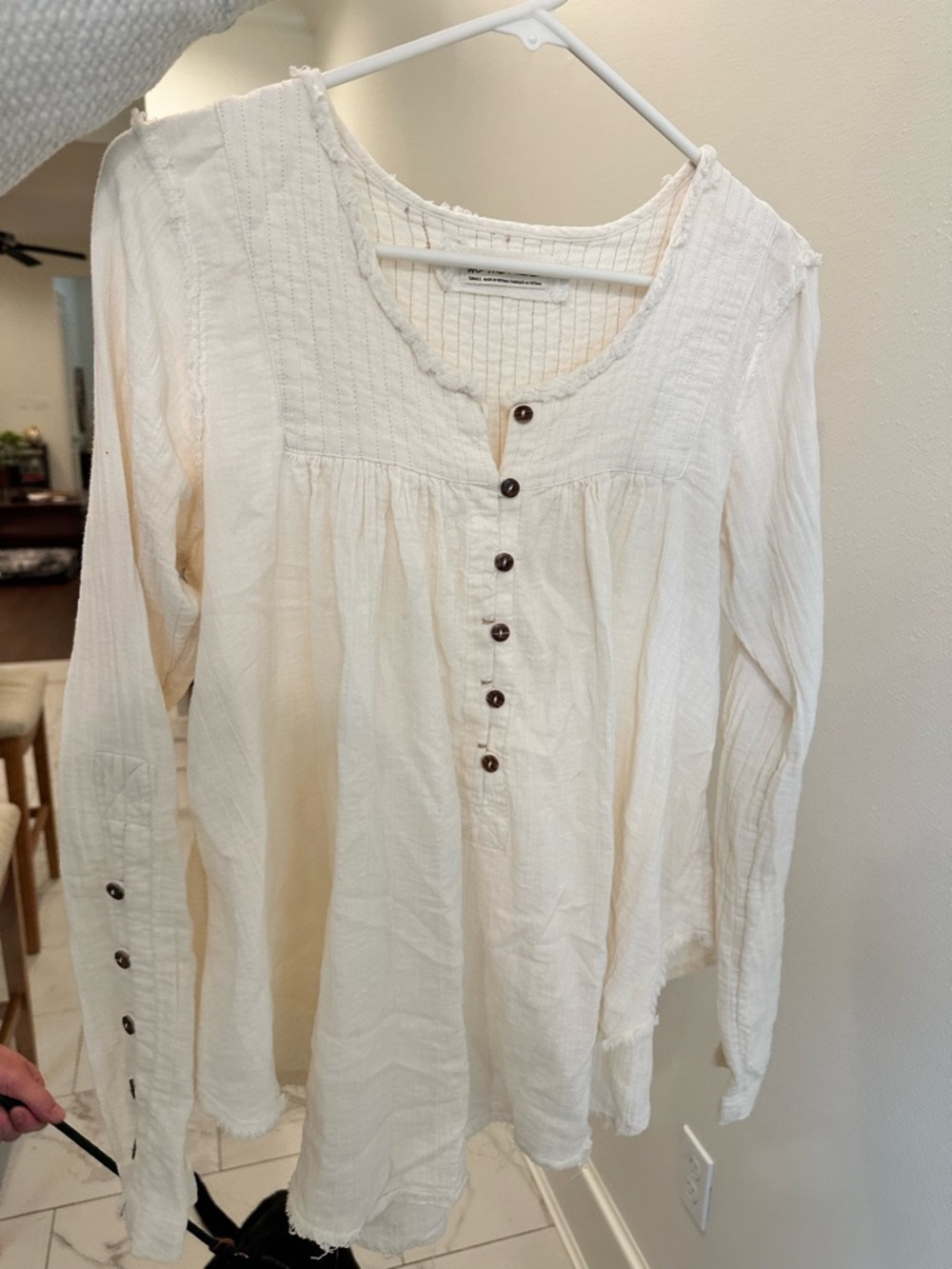 Free People Long Sleeve Blouse – Size M